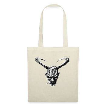 Krampus Perchten Teifl Mask Z white - Tote Bag - nature - Front