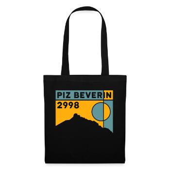 Piz Beverin, Randonnée, Ascension, Ski de randonnée, Souvenir - Sac en tissu - noir - Devant