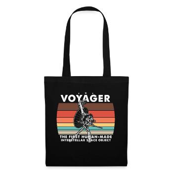 Voyager 1977 Retro Space Probe Mission - Tote Bag - black - Front