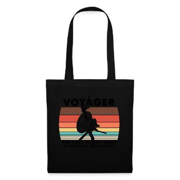 Voyager 1977 Retro Space Probe Mission - Tote Bag - black - Front