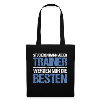 Anyone can study - Trainer Edition - Tote Bag - black - Front
