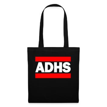 ADHS - Stoffbeutel - Schwarz - Vorne