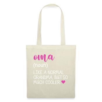 Oma Definition Cute Mother s Day Grandma - Stoffbeutel - Natur - Vorne