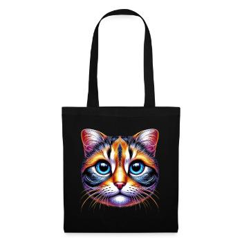 Cat - Tote Bag - black - Front