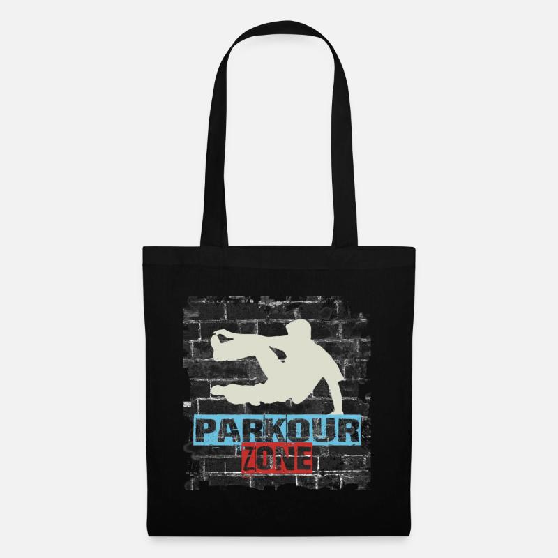Parkour - Stoffbeutel - Schwarz
