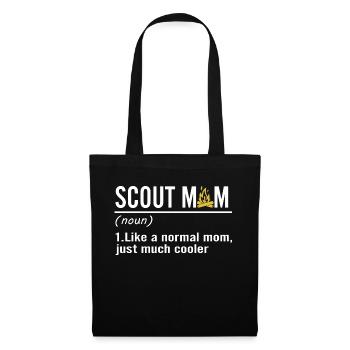 Scouting Funny Scout Mom Definition - Tote Bag - black - Front