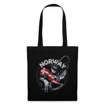 NORVÈGE FISHING TOUR - Édition orignal - Sac en tissu - noir - Devant