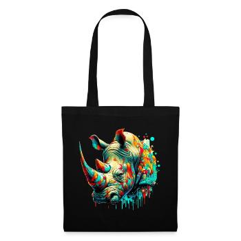 Rhinoceros - Tote Bag - black - Front