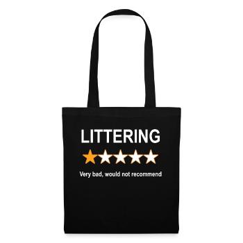 Anti Pollution 1 Star Review - Tote Bag - black - Front