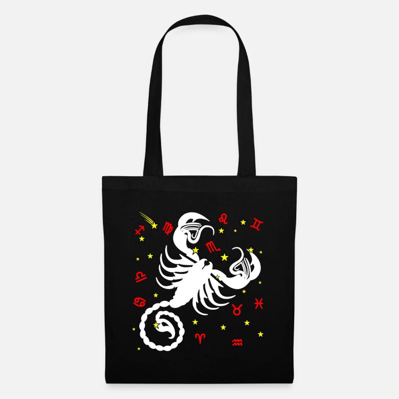 Skorpion-Farbe - Stoffbeutel - Schwarz