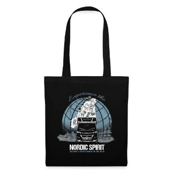 NORDIC SPIRIT - Natures lights dance in the wild - Tote Bag - black - Front
