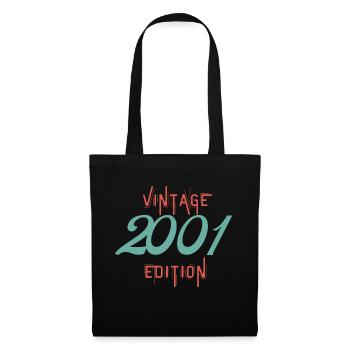 Jahrgang 2001 Ausgabe - Stoffbeutel - Schwarz - Vorne