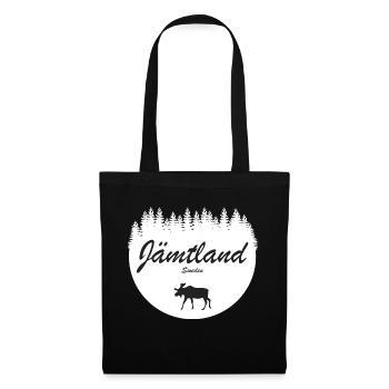 Jämtland Sweden Sticker Holiday Moose North - Tote Bag - black - Front