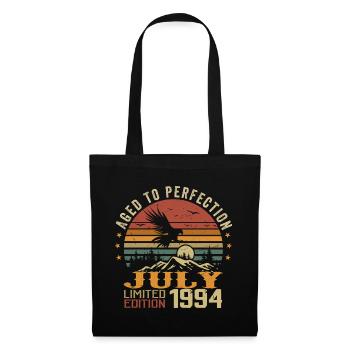 Jahrgang Juli 1994 Jubiläum Juli 1994 - Stoffbeutel - Schwarz - Vorne