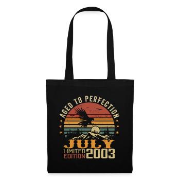 Millésime Juillet 2003 Anniversaire Juillet 2003 - Sac en tissu - noir - Devant