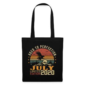 Millésime Juillet 2020 Anniversaire Juillet 2020 - Sac en tissu - noir - Devant