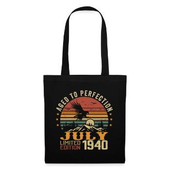 Millésime Juillet 1940 Anniversaire Juillet 1940 - Sac en tissu - noir - Devant