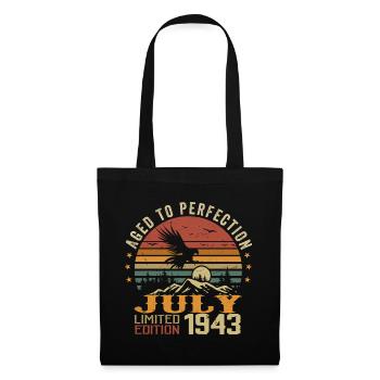 Vintage July 1943 Anniversary July 1943 - Tote Bag - black - Front