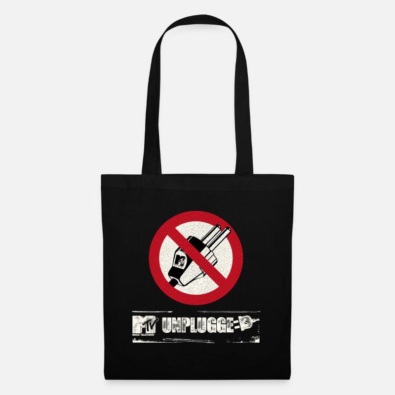 MTV Unplugged Vintage Design - Stoffbeutel - Schwarz
