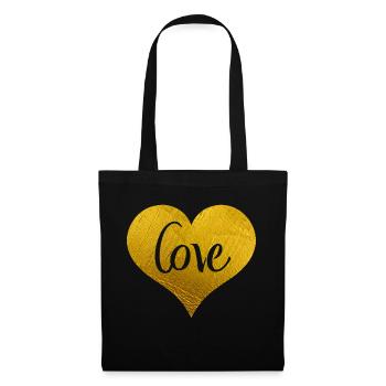Love Wins - Stoffbeutel - Schwarz - Vorne
