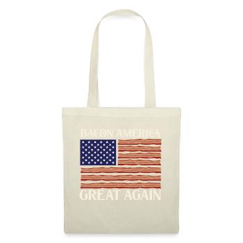 Bacon America Great Again - BBQ Lover Grilling - Tote Bag - nature - Front