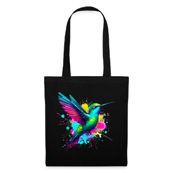 Colibri - Sac en tissu - noir - Devant