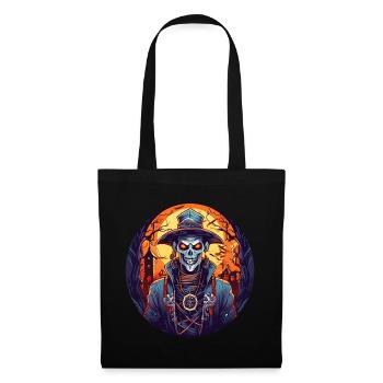 Gruseliges Halloween-partykostüm Voodoo-priester - Tote Bag - black - Front