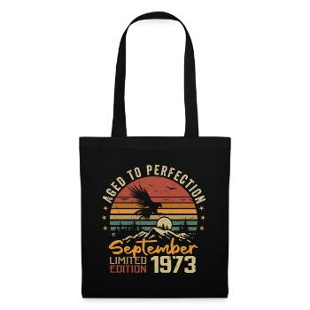 September 1973 Anniversaire Nées en Septembre 1973 - Sac en tissu - noir - Devant