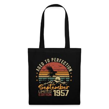 September 1957 Birthdays born in September 1957 - Tote Bag - black - Front