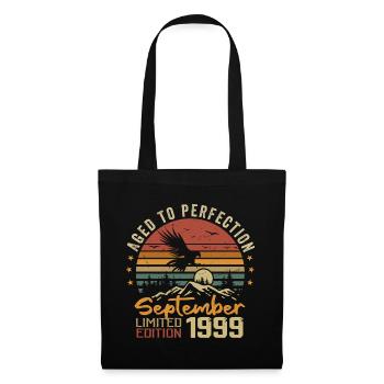 September 1999 Anniversaire Nées en Septembre 1999 - Sac en tissu - noir - Devant