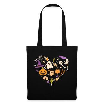 Halloween Doodles Spooky Witch Halloween - Tote Bag - black - Front