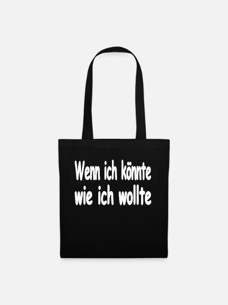 Party - Stoffbeutel - Schwarz