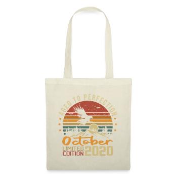 Vintage Octobre 2020 - Cadeau Rétro Octobre 2020 - Sac en tissu - nature - Devant