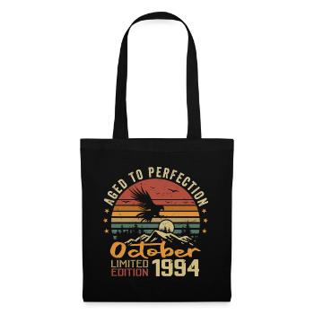 Vintage October 1994 - October 1994 Retro Gift - Tote Bag - black - Front