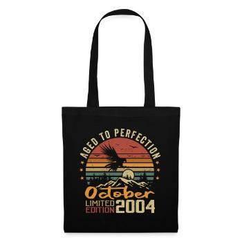 Vintage October 2004 - October 2004 Retro Gift - Tote Bag - black - Front