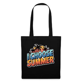 Choose Summer - Tote Bag - black - Front