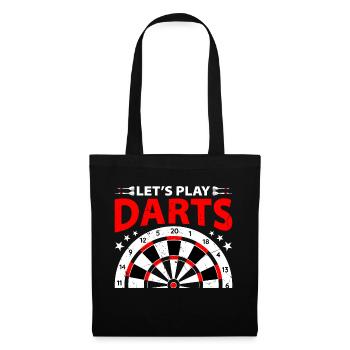 Darts Player 180 Dart - Tote Bag - black - Front