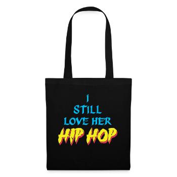 Love Hip Hop - Stoffbeutel - Schwarz - Vorne