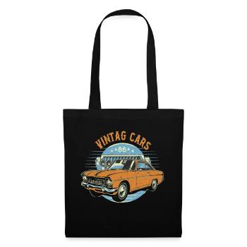 Vintage Cars Enthusiasts - Tote Bag - black - Front