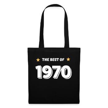 Das Beste von 1970 - Stoffbeutel - Schwarz - Vorne
