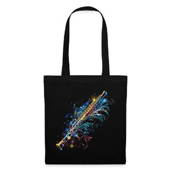 Flute Comic - Tote Bag - black - Front