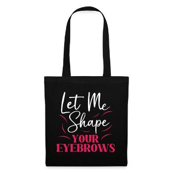 Make-up Microblading Kosmetik Kosmetikerin - Stoffbeutel - Schwarz - Vorne