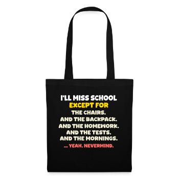 Last Day of School School Out for Summer Break - Tote Bag - black - Front
