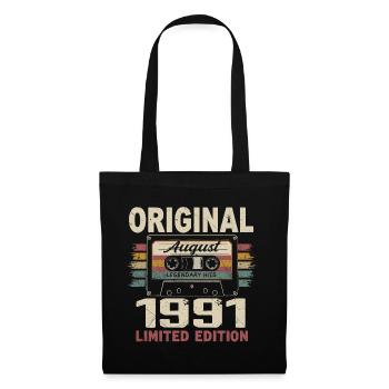 Août 1991 August 1991 Cadeau Août 1991 August 1991 - Sac en tissu - noir - Devant
