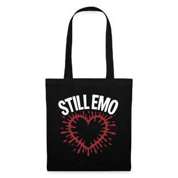 Toujours emo ! Esthétique alternative gothique emo - Sac en tissu - noir - Devant