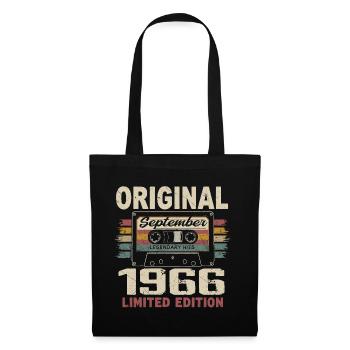 September 1966 Birthday, born in September 1966 - Tote Bag - black - Front