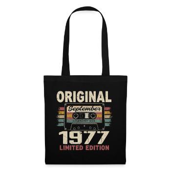 Septembre 1977 Anniversaire, Né en Septembre 1977 - Sac en tissu - noir - Devant