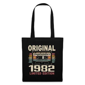Septembre 1982 Anniversaire, Né en Septembre 1982 - Sac en tissu - noir - Devant