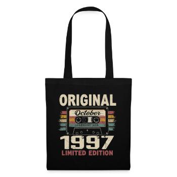 Born in October 1997 | Vintage Gift October 1997 - Tote Bag - black - Front