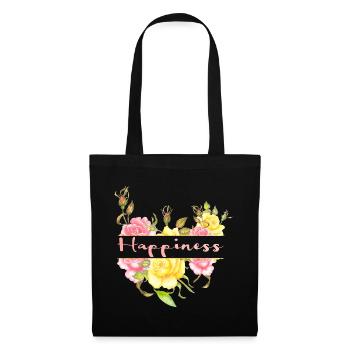 Happiness - Tote Bag - black - Front
